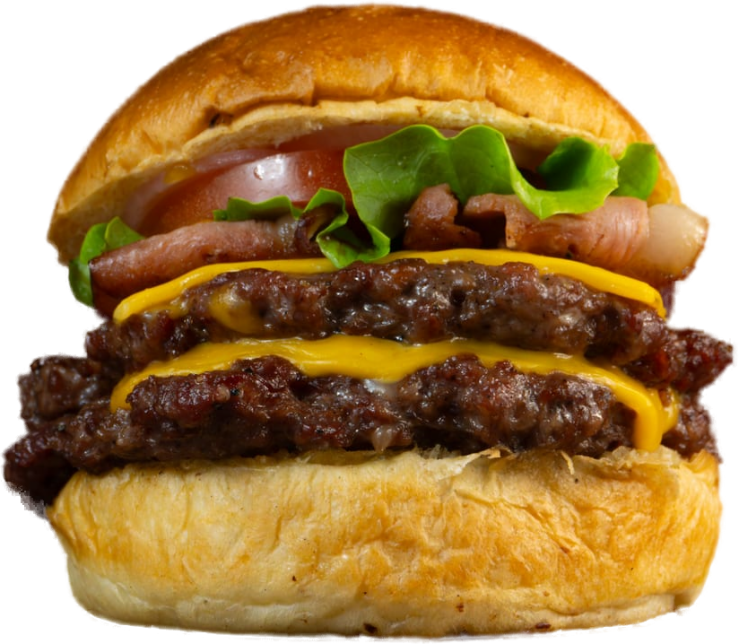 Double Impact, hamburguesa ahumada de Palomino
